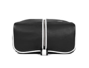 Black Leather Shoe Case – Travel Essential