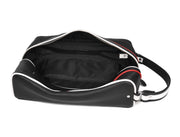 Black Leather Shoe Case – Travel Essential