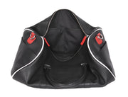 Modern Black Leather Duffel – Weekend Travel Essential