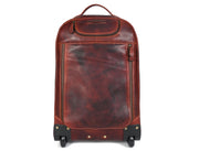 Leather Trolley Backpack – Travel-Ready Luxury