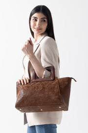 Classic Elegance Jute Tote Bag – Handcrafted Charm with Modern Utility