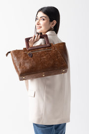 Classic Elegance Jute Tote Bag – Handcrafted Charm with Modern Utility