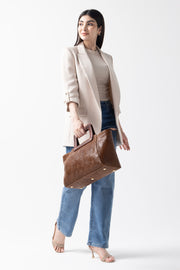 Classic Elegance Jute Tote Bag – Handcrafted Charm with Modern Utility