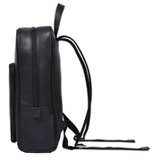Black Leather Laptop Backpack – Business & Travel Backpack