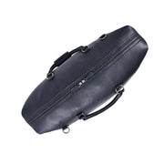 Men’s Leather Duffel Bag – Large Travel Weekender Bag with Adjustable Shoulder Strap, Dual Handles & Multiple Compartments