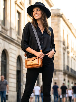 The Copper Luxe Crossbody by Cabrini Luxury