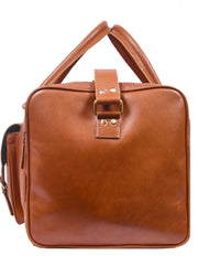 HeritageVoyage Leather Travel Duffle Bag – 24 Inch Vintage Carry-On Weekender