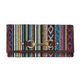 Dakota Jacquard Wallet – Dark Brown Edition