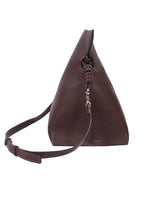 Virella handbag side view showing detachable adjustable long strap