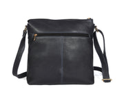 CABRINI Versa – Structured Black Multi-Pocket Shoulder Bag