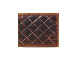 Quilted Leather Wallet for Women