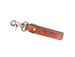 Handcrafted Leather Keychain – Minimal Style