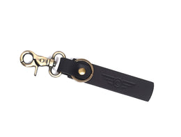 Handcrafted Leather Keychain – Minimal Style