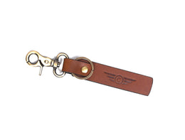 Handcrafted Leather Keychain – Minimal Style