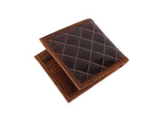 Quilted Leather Wallet for Women