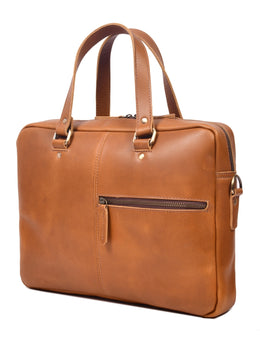 Cabrini Tan Office Gift Set – Executive Briefcase & Wallet