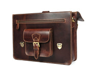 Polaris Leather Executive Messenger Bag