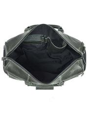 Premium Leather Convertible Travel Duffel Bag
