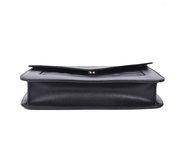 Luxe Noir Quilted Leather Shoulder Clutch