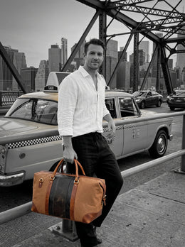 Premium Leather Duffle Bag for Travel | Stylish & Durable Weekender