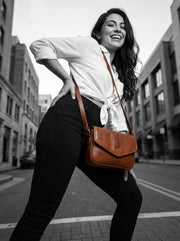 Signature Leather Crossbody Bag