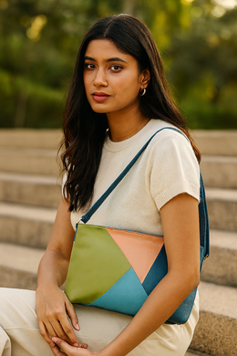 Nomadra Ladies Leather Bag ( LB-681 )