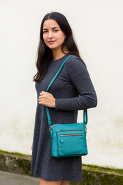 Women's Crossbody Leather Bag – Top Grain Elegance