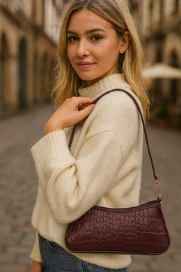 Top Grain Leather Shoulder Tote – Spacious & Elegant