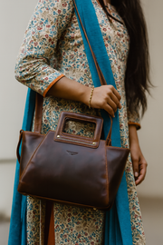 Chic Leather Crossbody Bag for Women