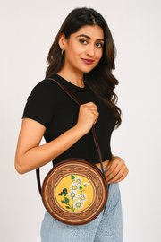 Leather Crossbody Ladies Bag – Sleek & Stylish Daily Carry