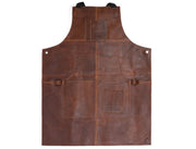 Full Grain Leather Workshop Apron – Heavy-Duty Protection