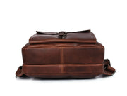 Velour Finish Leather Backpack – Soft Touch Luxury