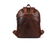 Velour Finish Leather Backpack – Soft Touch Luxury