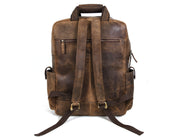 Hunter Brown Vintage Leather Backpack