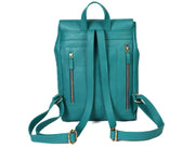 Leather Backpack – Classic Black Travel & Work Companion