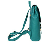 Leather Backpack – Classic Black Travel & Work Companion