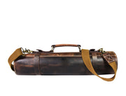 Top Grain Leather Knife Roll – 8 Slot Travel Case