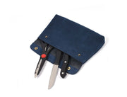 Top Grain Leather Knife Roll – 8 Slot Travel Case