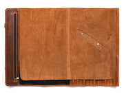 Tan Leather Knife Roll – Handcrafted in Top Grain Leather