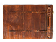 Tan Leather Knife Roll – Handcrafted in Top Grain Leather