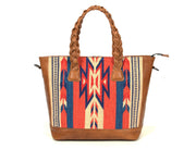Montana Kim Tote – Kilim & Leather Boho Bag