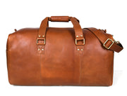 The Classic Vintage Tan Leather Duffle Bag – Timeless Craftsmanship for Modern Journeys