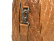 Cabrini 20-Inch Quilted Leather Duffle Bag – Luxury Weekender & Travel Bag for Men and Women ✨ Storytelling Product Description