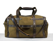 The Rugged Heritage Canvas & Leather Duffle – Built for Adventures, Styled for Life