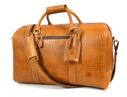 Full Grain Leather Weekender Bag – Sulfur Tan