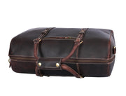 Full Grain Leather Weekender Combo – Walnut Brown