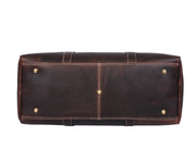 Full Grain Leather Weekender Combo – Walnut Brown