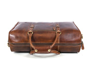 Full Grain Leather Weekender Bag – Penny Brown