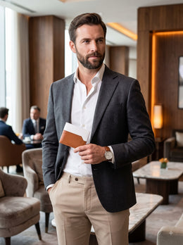 Cabrini Solano Tan & White Two-Tone Bifold Wallet