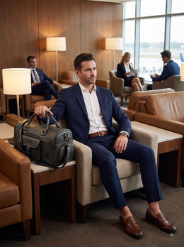 LegacyVoyage Leather Travel Bag